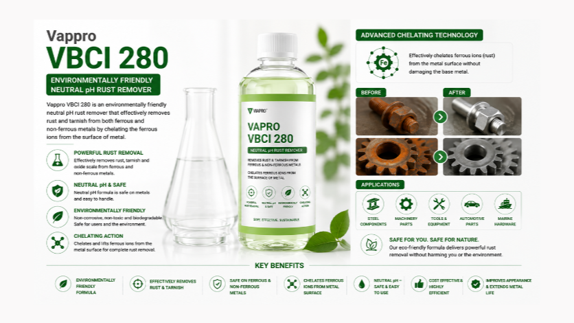 Vappro VBCI 280 Environmentally Friendly Rust Remover