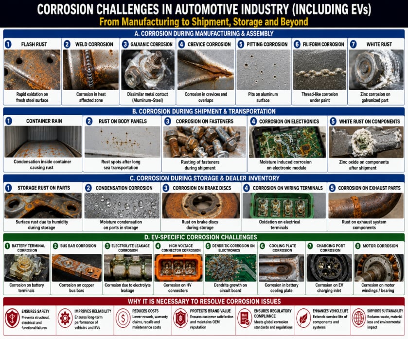 Vappro VBCI automotive manufacturing component preservation and corrosion protection