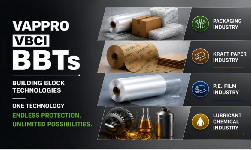 Vappro VBCI Building Block Technologies raw materials and molecular additives