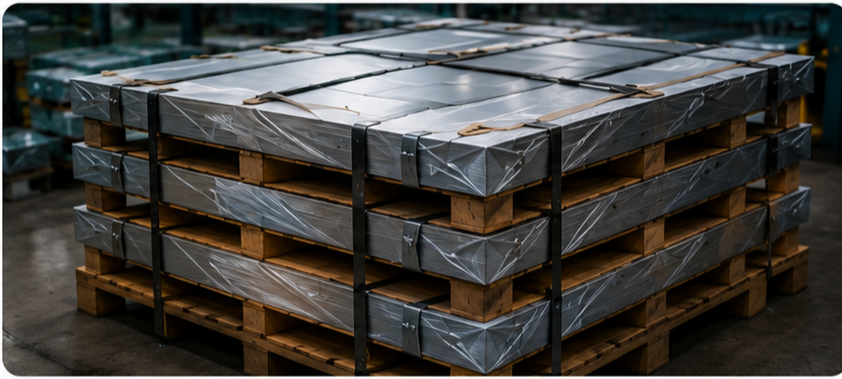 Vappro VBCI 829 VCI Paper Interleaf Protection for Stacked Steel Sheets and Plates