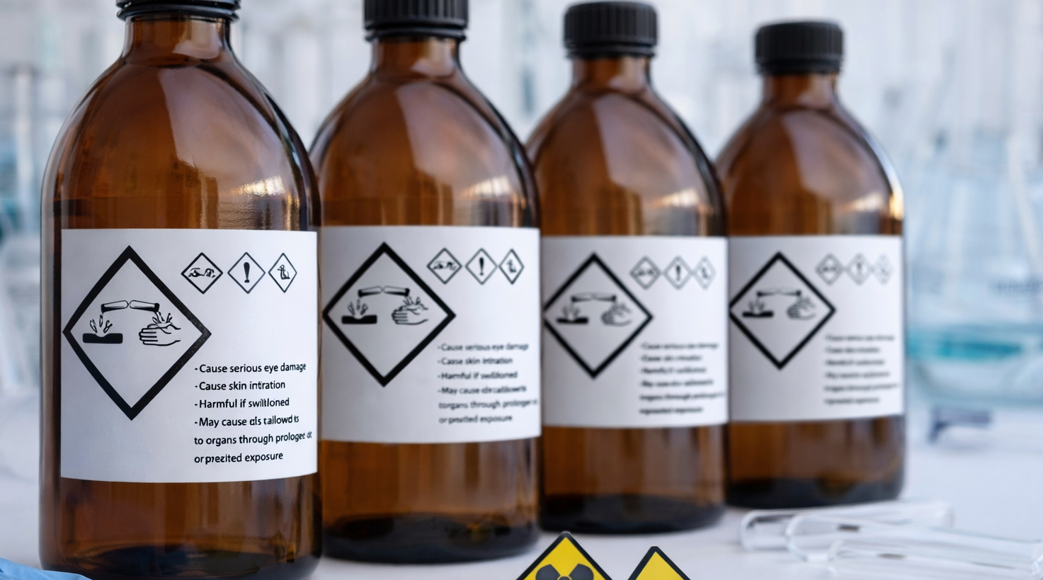 Corrosive chemicals, chlorides, and industrial contaminants affecting metal