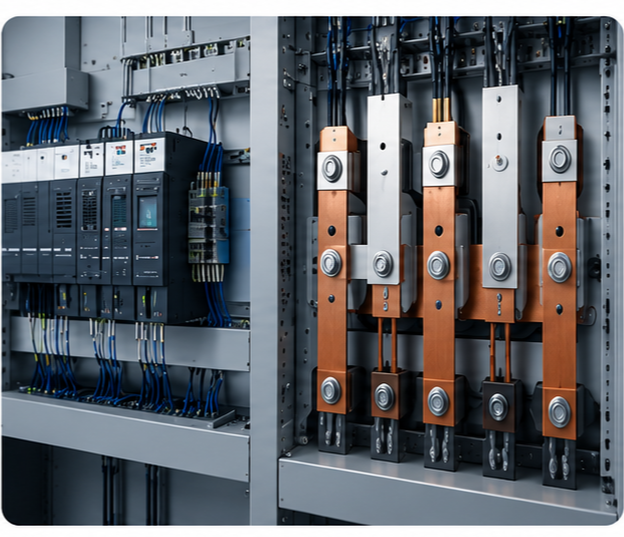 Automation enclosures and electrical busbars vapor phase corrosion protection
