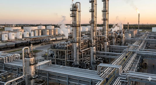 Downstream oil refinery chemical processing plant and CUI prevention