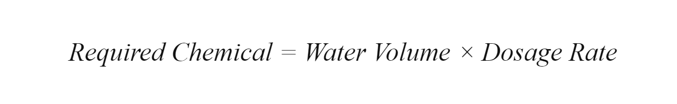 Hydrotest Additive Dosage Calculation Formula for Tanks and Vessels