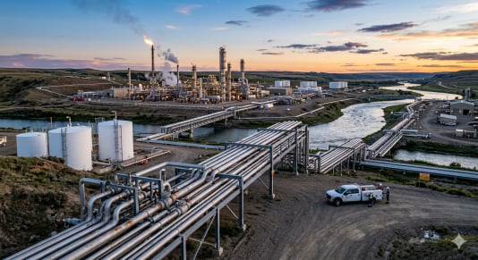 Midstream pipeline transmission network and storage tank farm preservation