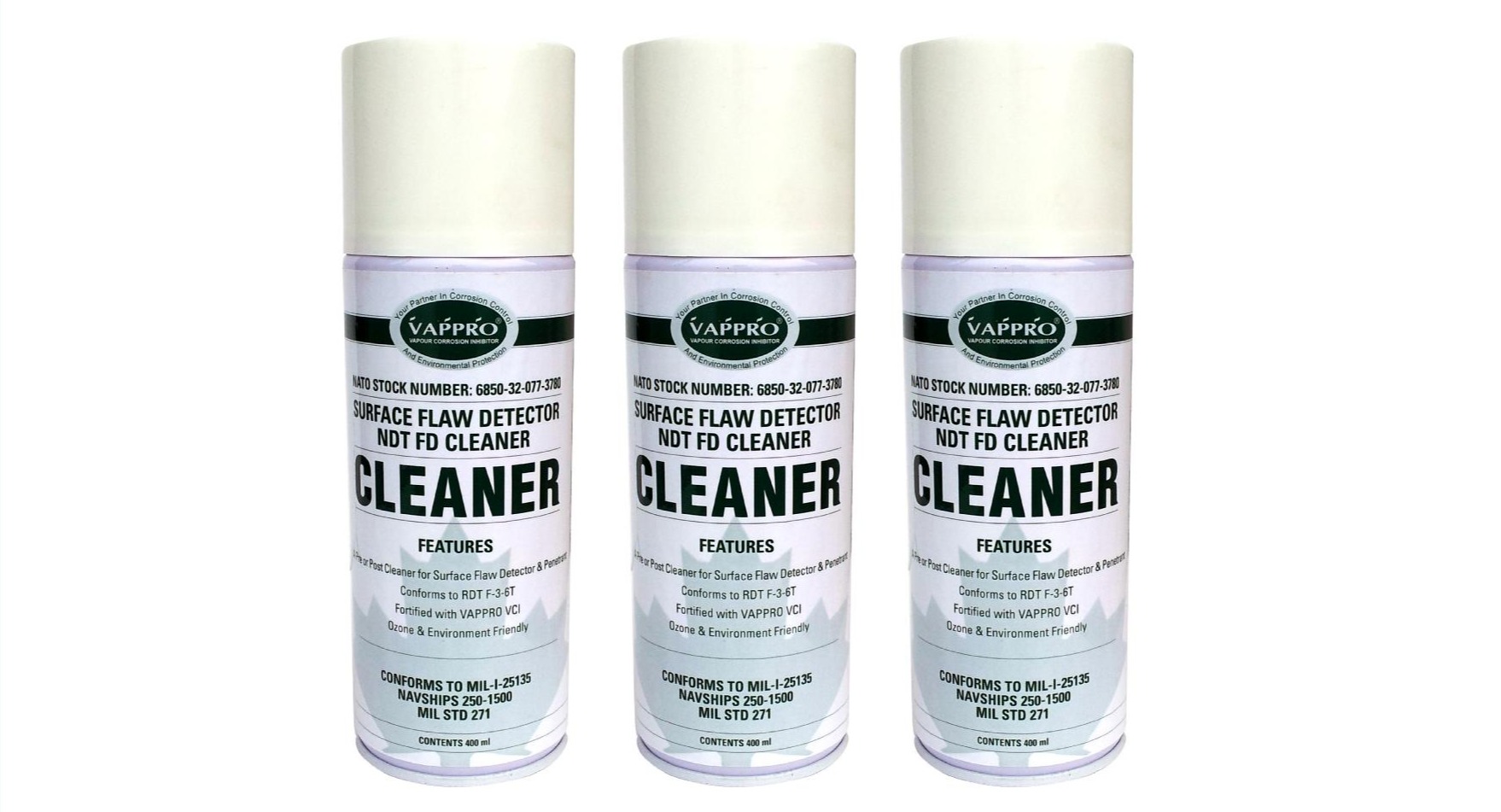 Vappro VBCI NDT Cleaner Aerosol