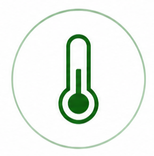 Elevated temperatures exposure icon