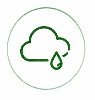 High humidity cycling environmental condition icon