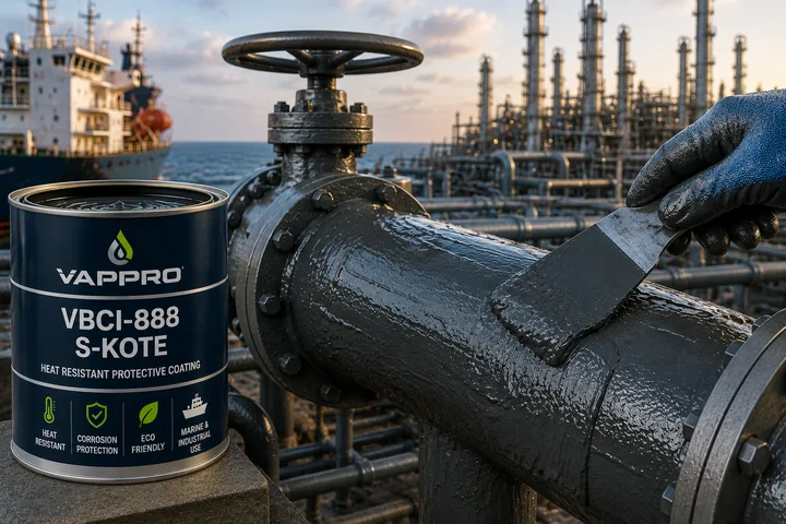 Vappro VBCI 888 S-Kote High Temperature Steam Pipe Coating