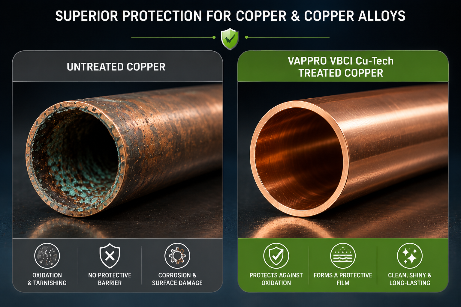 Vappro VBCI Cu-Tech Corrosion Inhibitor For Copper