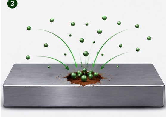 Reactive ionic and neutral species migrating to corrosion sites