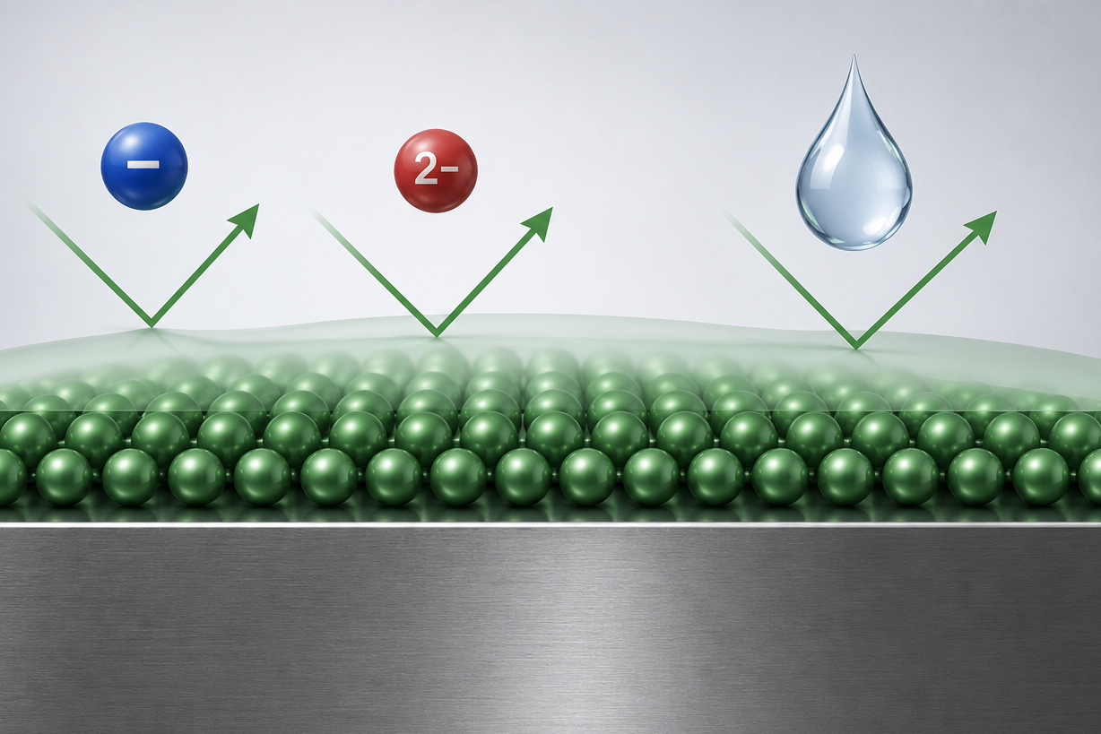 Adherent protective film and passivation layer formation