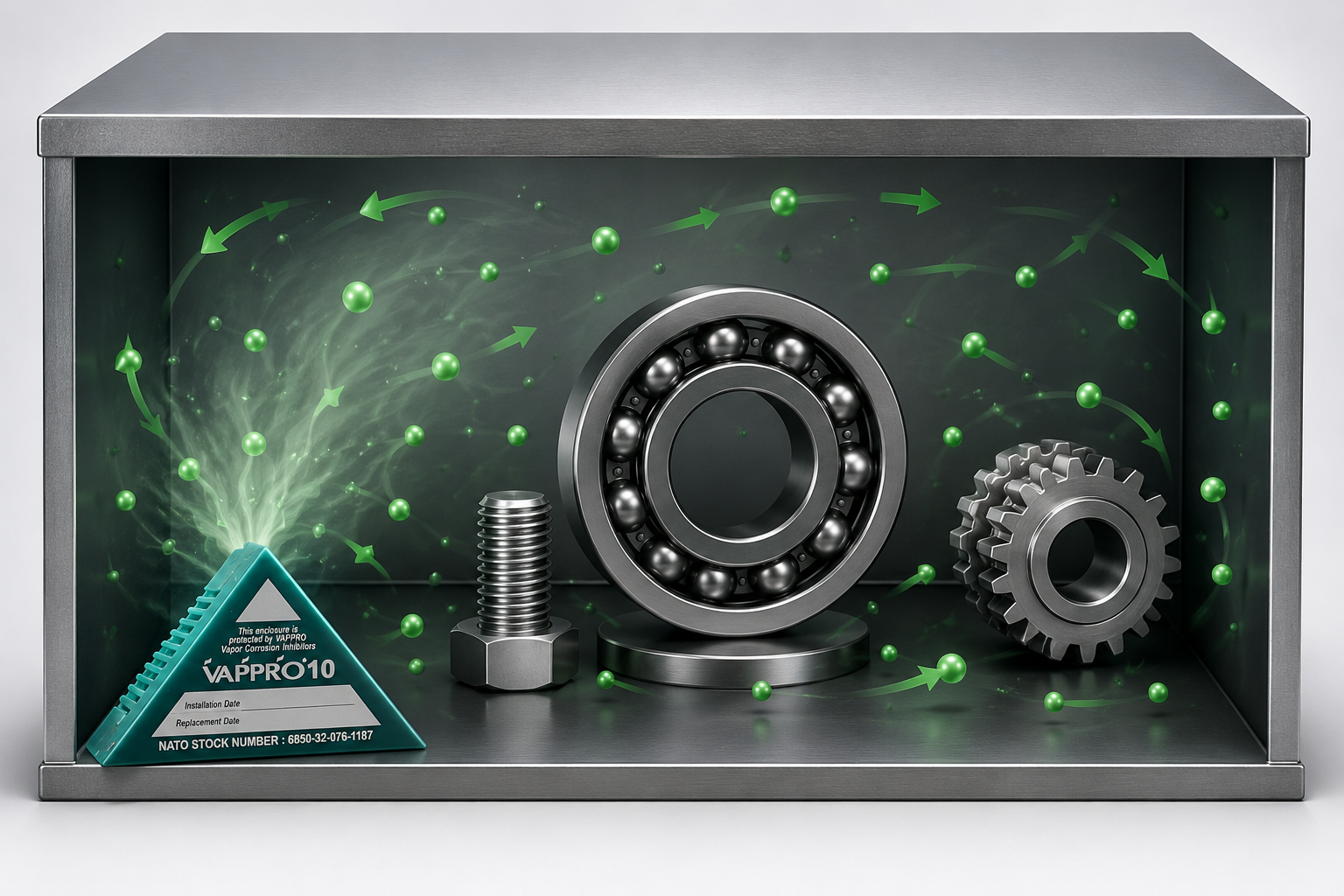 Vappro VBCI vapour distribution in enclosed spaces